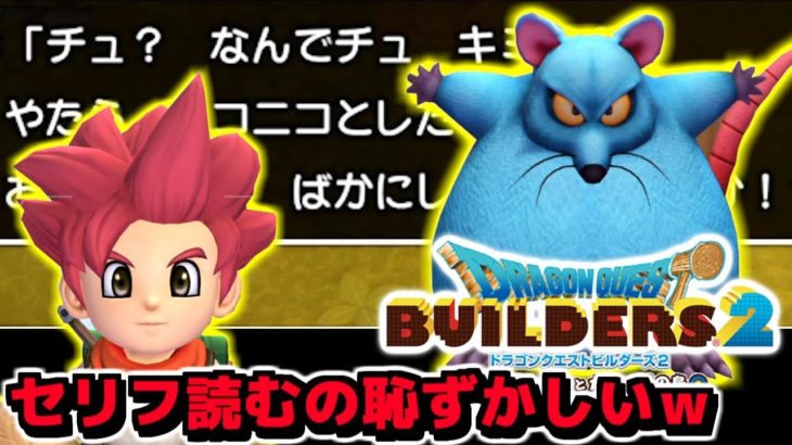 【DQB2】「チュ?なんでチュ?」読むの恥ずかしいんでチュけどｗ【ドラゴンクエストビルダーズ２】赤髪のとも:3