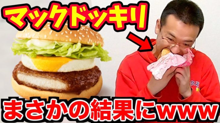 【ドッキリ】マックの新作とんかつてりたまバーガーの中身を〇〇に入れ替えたら予想外の結末にｗｗｗｗ