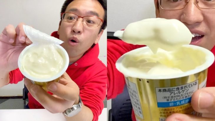 溶かした金のミルクアイスを半分固めて食べると生クリームみたいで100倍うまい