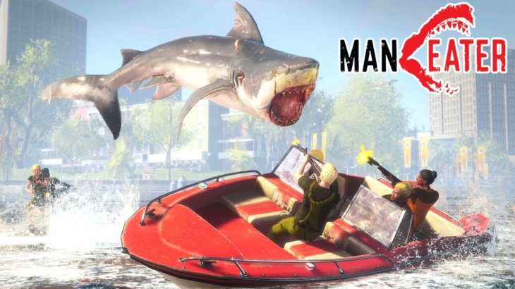 海で最強の捕食生物「巨大サメ」になって人を襲うヤバすぎるゲーム【Maneater】