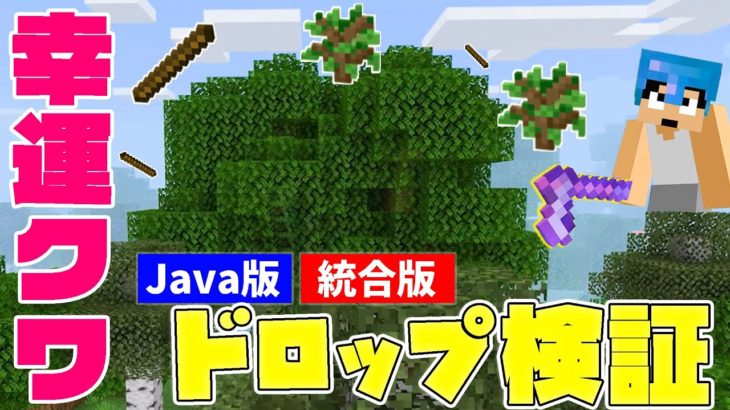 【カズクラ2020】まっまじか！！統合版とJava版で採れる量が違うって本当！？マイクラ実況 PART181