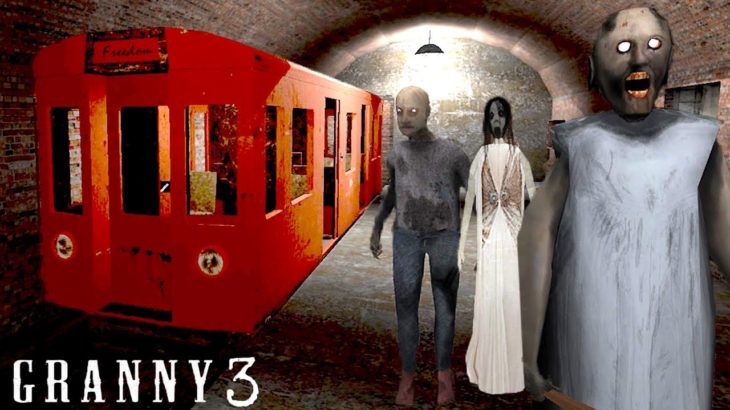 本当に怖い殺人ハウスから「電車で脱出」を目指すぶっ飛んだホラーゲーム【 Granny3 】