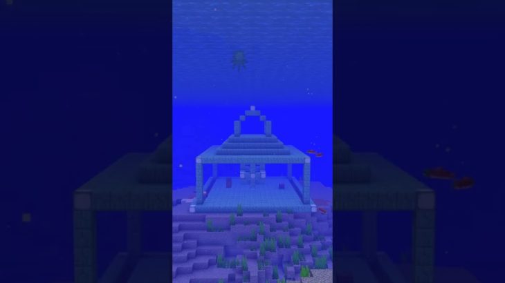 海じゃないのに海底神殿あるのは何故？？【Minecraft】#shorts
