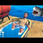 殺人ザメの住む海をイカダに乗って漂流生活するサバイバルゲーム 「 Raft 正式リリース 」 Part2
