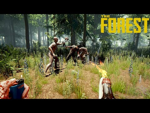 奇妙な原住民の住む森でサバイバルするゲーム【 The Forest 】