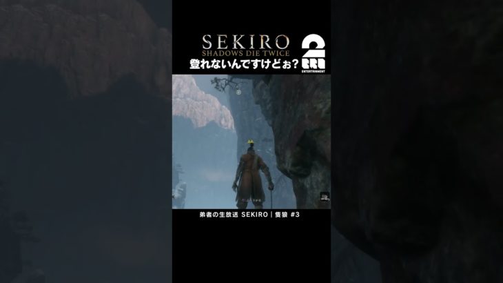 登れないんですけどぉ?【SEKIRO| 隻狼】 #shorts