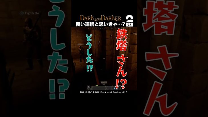 良い連携と思いきゃ…?【Dark and Darker | DaD】 #shorts