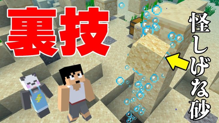 バグ技で怪しげな砂を回収する方法教えます❗PART180【マイクラ.アツクラ】