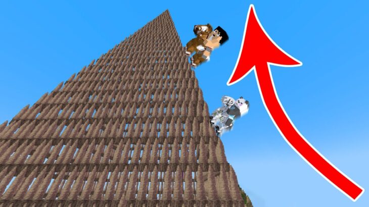 最速で天空まで到達する方法を発見しました！PART264【マイクラ.アツクラ】