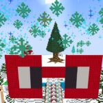 クリスマス会場に巨大な雪の結晶があらわれました❄ PART329【マイクラ.アツクラ】