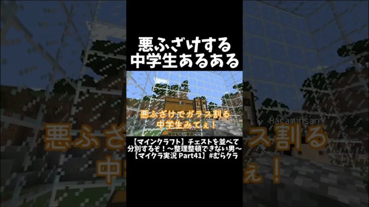 悪ふざけする中学生あるある #マイクラ  #ドッキリ