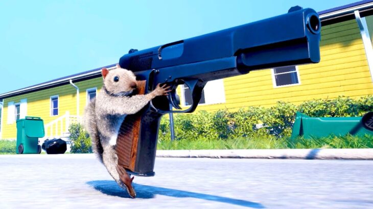 今話題の「銃をぶっ放すリスが主人公のゲーム」が面白すぎる【Squirrel with a Gun】