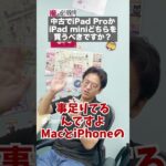 中古で買うならiPad Proとmini、どっち？ #マックスむらい #ドッキリ  #質問コーナー