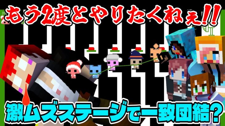 【PICO PARK2】暗闇に触れたら即アウトの激ムズステージに挑戦【ピコパーク2/赤髪のとも/あかがみん】