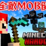 【マイクラ】ハードコアで全敵対MOB倒す!!【赤髪のとも】