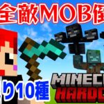 第4回【マイクラ】ハードコアで全敵対MOB倒す!!【赤髪のとも】