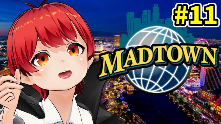 #MADTOWN 11日目 GTAストリーマー鯖で遊ぶ！【赤髪のとも】