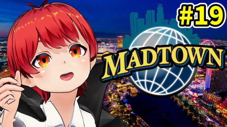 #MADTOWN 19日目 GTAストリーマー鯖で遊ぶ！【赤髪のとも】