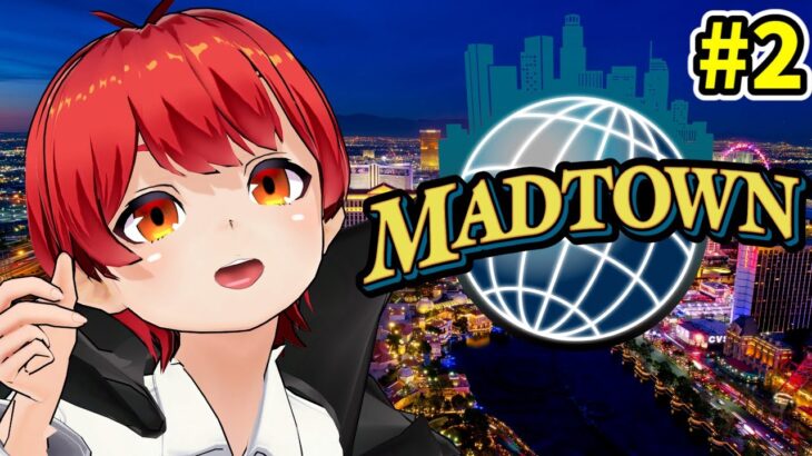 #MADTOWN 2日目GTAストリーマー鯖で遊ぶ!!【赤髪のとも】